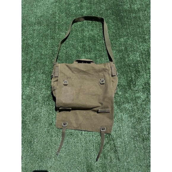West German Combat Pack Large Musette Bag Bundeswehr Distressed 1961 Original - Picture 1 of 11